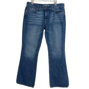 Mavi Jeans Womens Relaxed Flare Low Rise Medium Wash Denim Size 35W